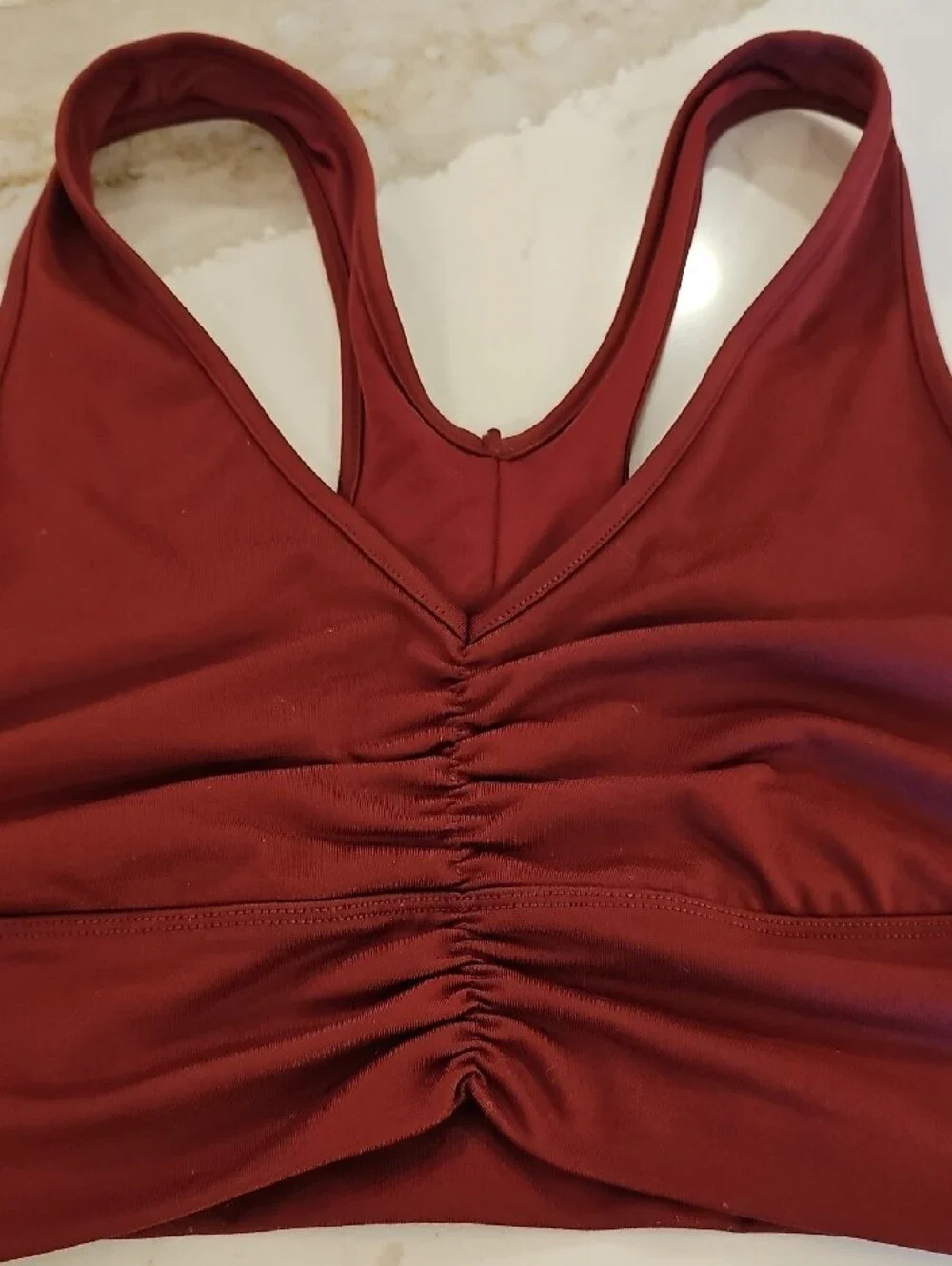 ALO Yoga Wild Thing Bra; Size XL; Color: Cranberry